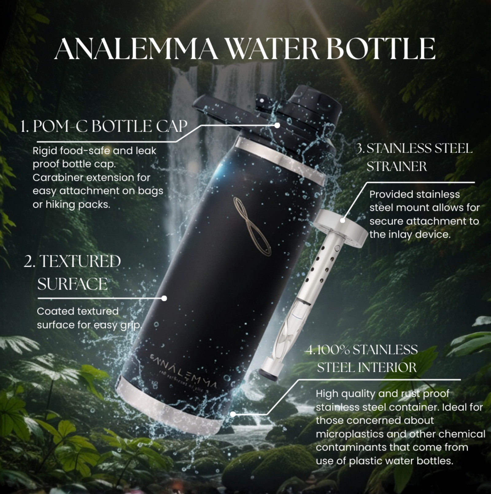 Analemma Water Bottle - aplus4 mobile